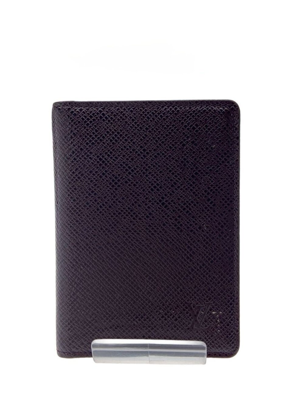 LOUIS VUITTON Porte Wallet Cartes Vertical Taiga Brown